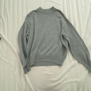 H&M Soft Gray Cowl Neck Sweater